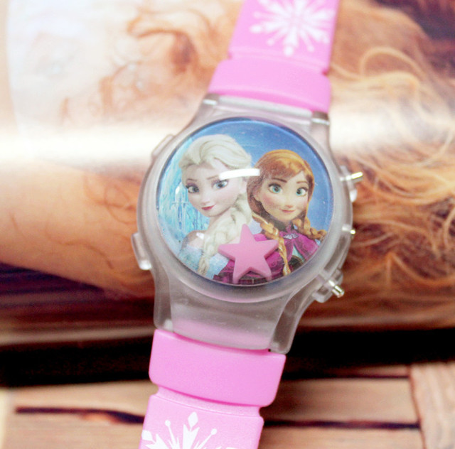 Zegarek dla dzieci Disney Princess Aisha Spiderman - Frozen Cartoon - zegarek dziecięcy dla chłopców i dziewcząt - Wianko - 3