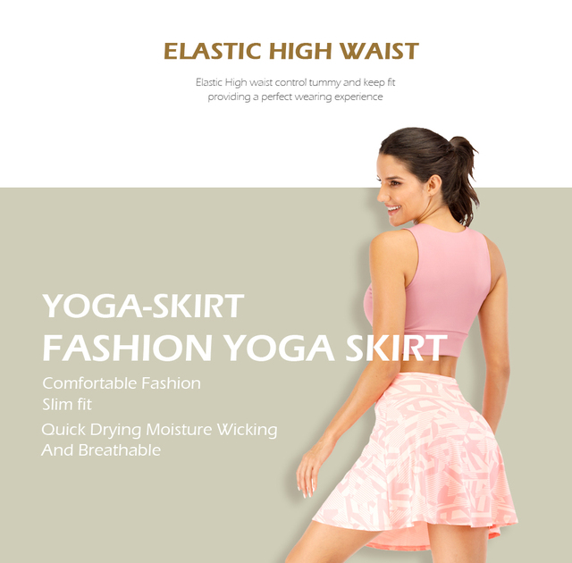 Spódnica tenisowa damska East Hong z kieszeniami - sportowa spódnica do biegania, golfa i fitnessu - Wianko - 6