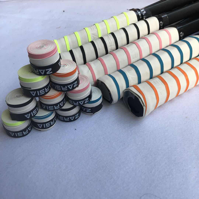10 sztuk ZARSIA 2020 - antypoślizgowe owijki na rakiety tenisowe i badmintona, miękki i absorpcyjny materiał, kolor biały - Wianko - 3
