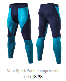 Męskie spodnie rajstopy uciskowe sportowe legginsy 2 w 1 szorty treningowe do biegania Man Sport - Wianko - 2