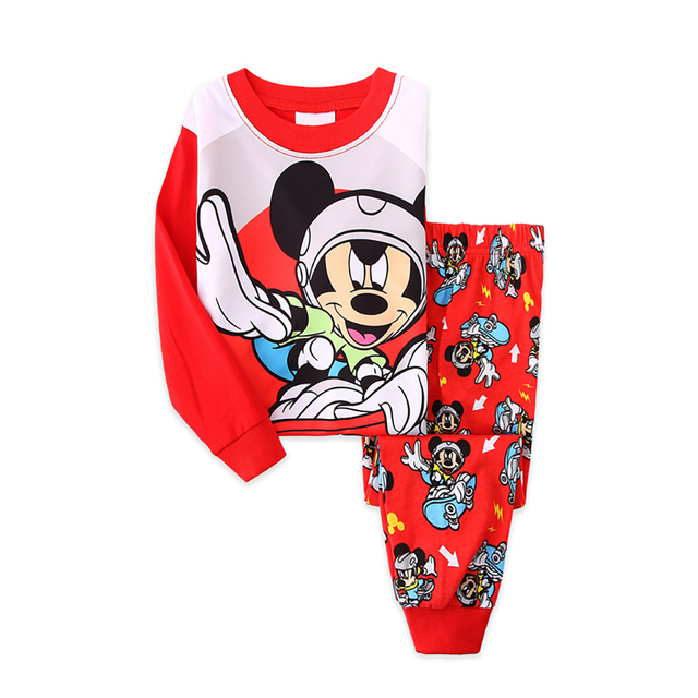 Komplet dziecięcych piżam z kreskówkowym motywem Myszki Miki i Minnie oraz postacią Spidermana - Wianko - 33