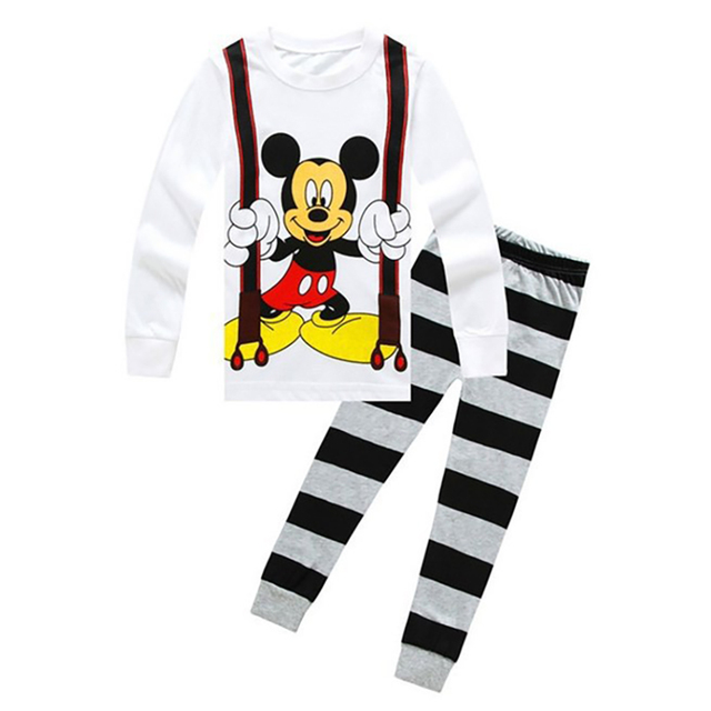 Komplet dziecięcych piżam z kreskówkowym motywem Myszki Miki i Minnie oraz postacią Spidermana - Wianko - 23