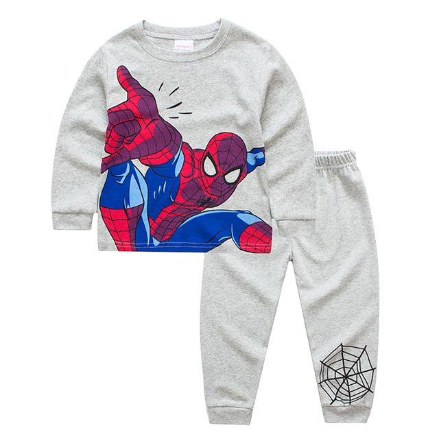 Komplet dziecięcych piżam z kreskówkowym motywem Myszki Miki i Minnie oraz postacią Spidermana - Wianko - 8