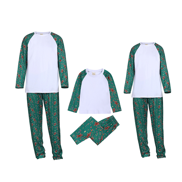 Zestaw bożonarodzeniowych strojów dla całej rodziny - kontrastowe piżamy Deer & Snowflake - Wianko - 22