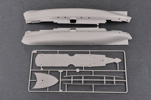 Model pancernika Tsesarevich 1904 rosyjskiej marynarki wojennej 1/350 (zestaw modeli do składania, Trumpeter 05338) - Wianko - 1