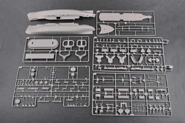 Model pancernika Tsesarevich 1904 rosyjskiej marynarki wojennej 1/350 (zestaw modeli do składania, Trumpeter 05338) - Wianko - 3