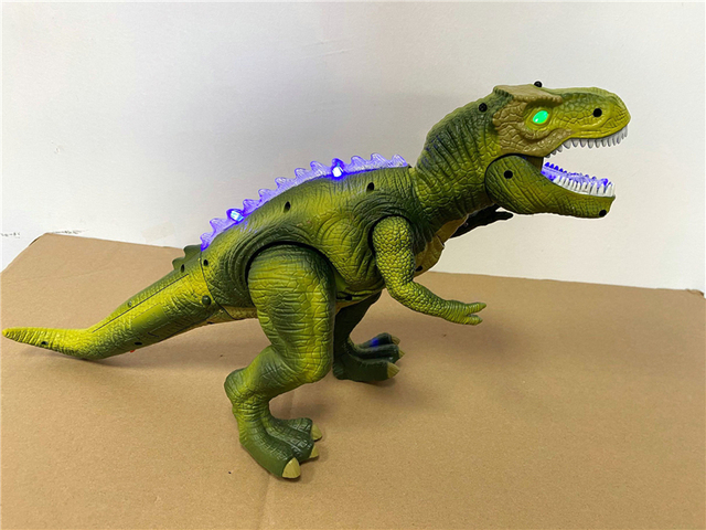 Elektryczny Pilot Model zwierzęcia RC: Dinozaur dla dzieci, Tyrannosaurus Rex, oczy połysk, spacer, dźwięki - Wianko - 9