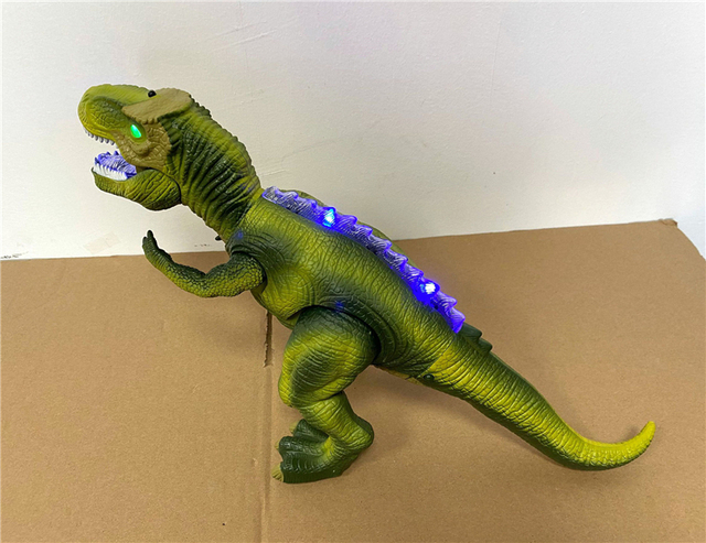 Elektryczny Pilot Model zwierzęcia RC: Dinozaur dla dzieci, Tyrannosaurus Rex, oczy połysk, spacer, dźwięki - Wianko - 7