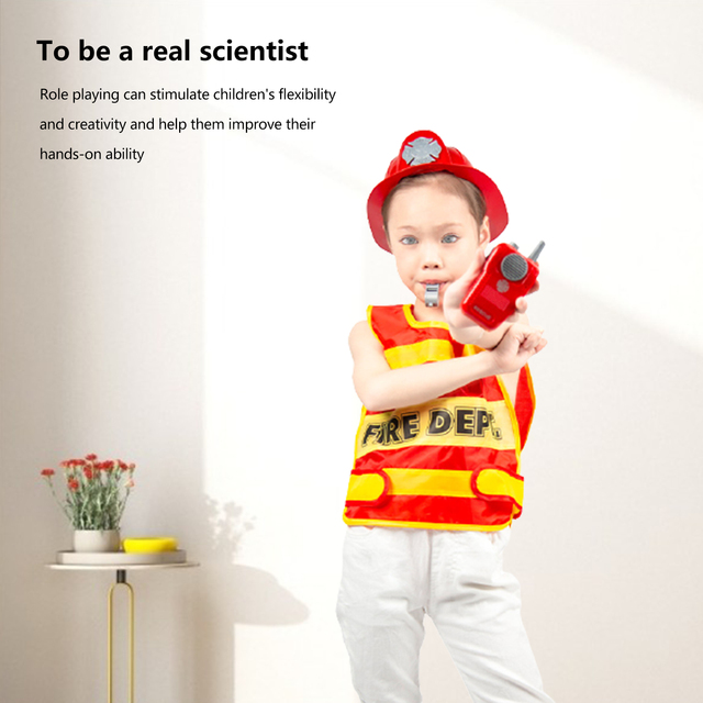 Dziecięcy strój strażaka 2021 Halloween Cosplay Sam strażak: garnitur roboczy dla chłopców i dziewczynek - wydajna wydajność pompowana kreatywnością - Wianko - 4