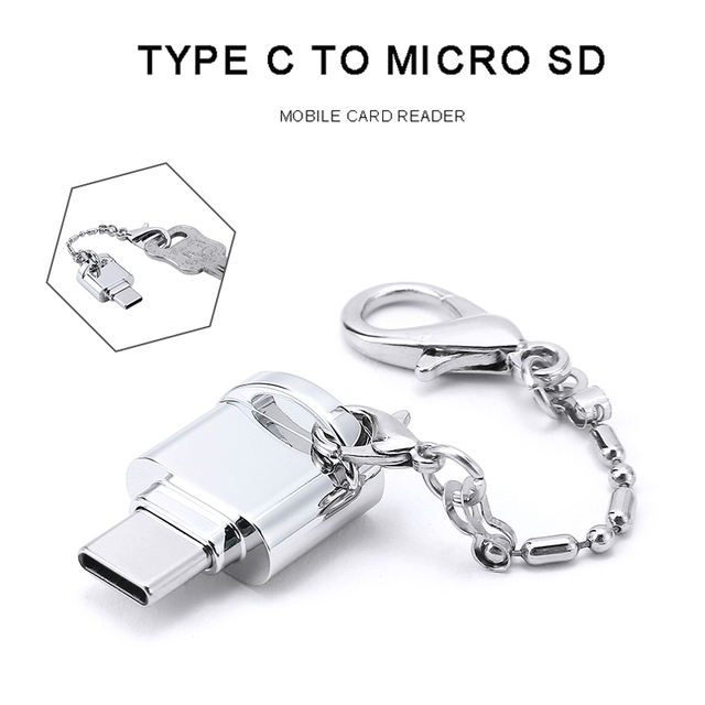 Przenośny adapter OTG USB 3.1 typu C do czytnika kart Micro SD dla telefonów Samsung – szybka transmisja danych - Wianko - 1