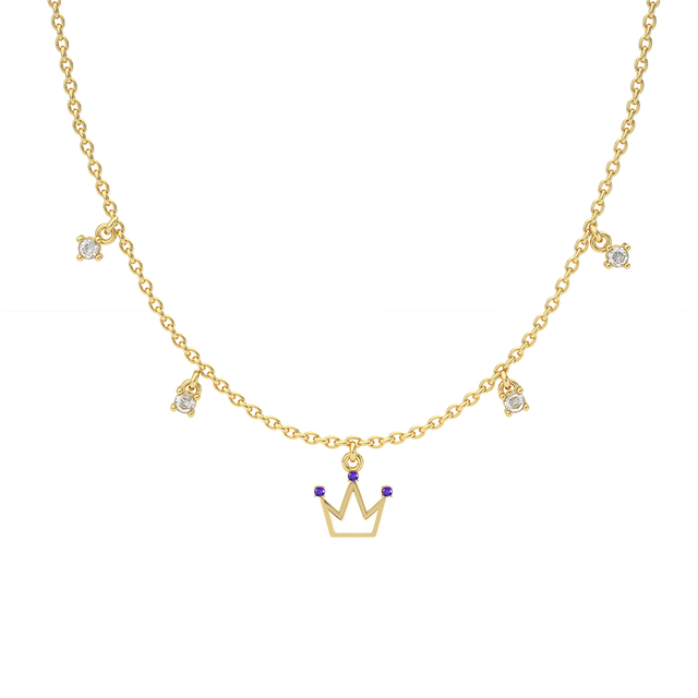 Naszyjnik łańcuch z motylem, 100% S925 srebro, emalia, korona, krzyż, gwiazda, księżyc - Wianko - 6