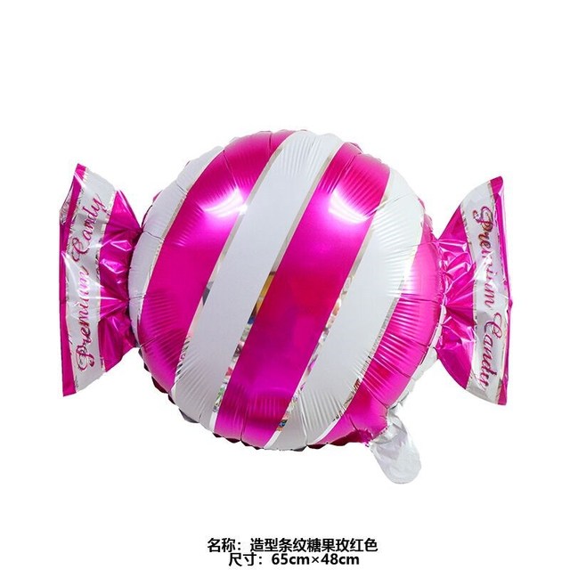 Kolorowe cukierki balony z folii aluminiowej Lollipop urodzinowe dekoracje Baby Shower 1/2/5 sztuk - Wianko - 8
