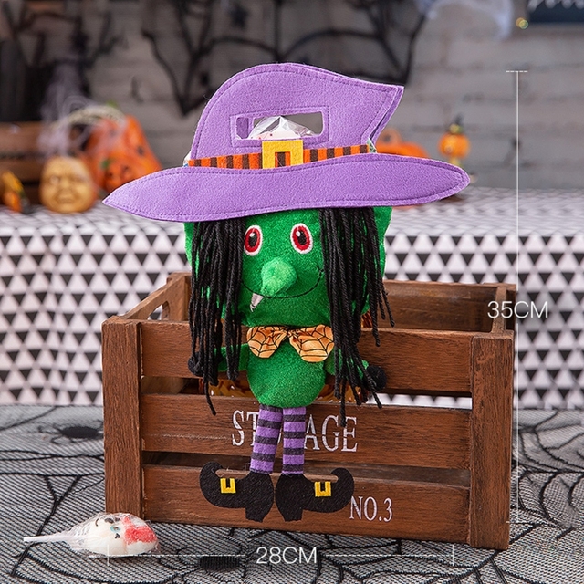 Cukierki Halloween w kształcie uśmiechniętej dyni - torba przenośna dla dzieci - Wianko - 7