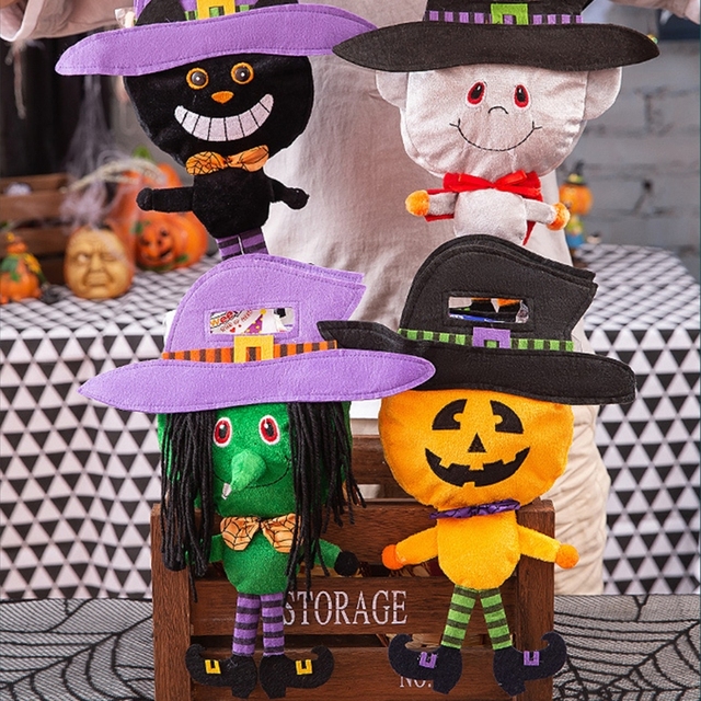 Cukierki Halloween w kształcie uśmiechniętej dyni - torba przenośna dla dzieci - Wianko - 9