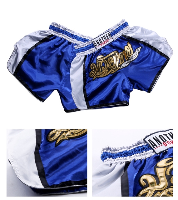 Męskie spodenki bokserskie MMA Muay Thai Kickboxing Sanda - Wianko - 12