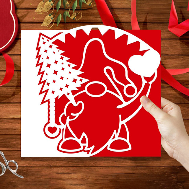 Wykrojniki metalowe do wycinania choinek świątecznych - Craft Handmade, Scrapbooking, Karty albumu - Wianko - 4