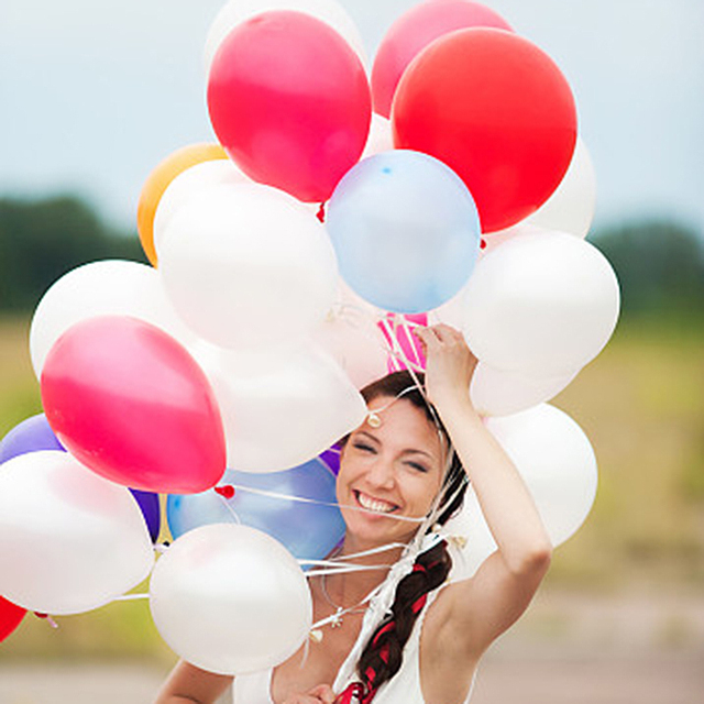 Gigantyczny dekoracyjny balon na urodziny ślubne, 5 cali, 10 cali, 36 cali - nadmuchiwany helium, mały balon lateksowy - Wianko - 5