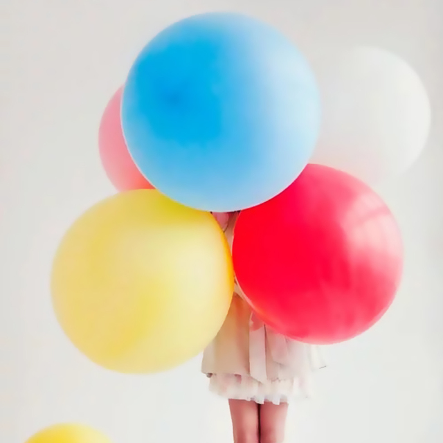 Gigantyczny dekoracyjny balon na urodziny ślubne, 5 cali, 10 cali, 36 cali - nadmuchiwany helium, mały balon lateksowy - Wianko - 11