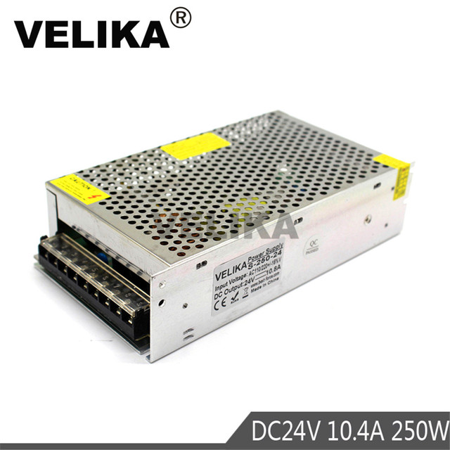Zasilacz impulsowy AC-DC 24V 10.4A 250W LED do taśmy światła drukarki 3D - Wianko - 4