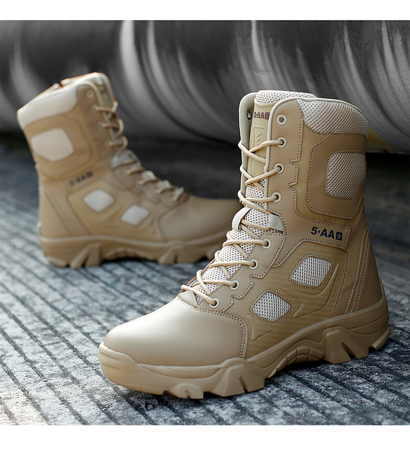 Buty męskie zimowe wojskowe 2021 - wysoka jakość, skórzane, ciepłe, wodoodporne - Wianko - 22