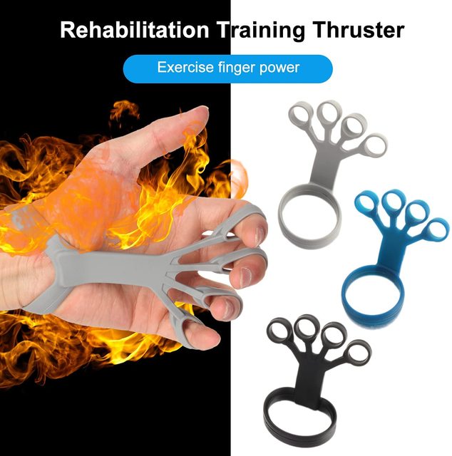 Uchwyt silikonowy do ćwiczenia palca - zapalenie stawów, trening rehabilitacyjny, wzmocnienie palców - Wianko - 4