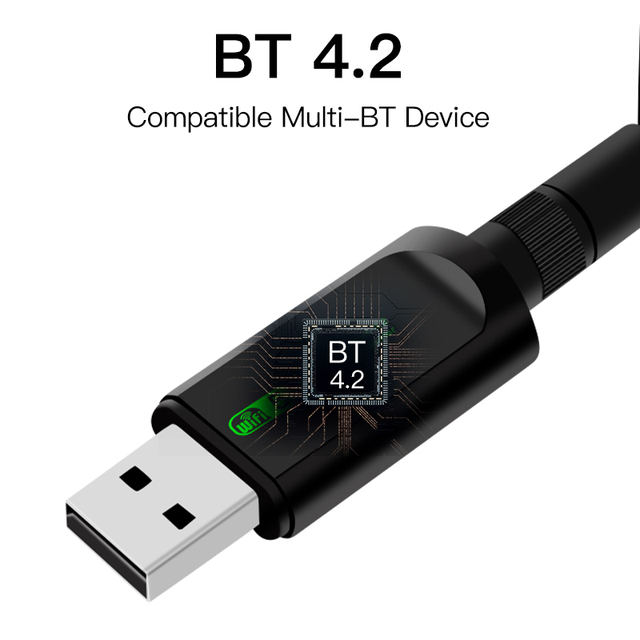 Adapter USB do komputera z kartą sieciową WiFi dwuzakresową o prędkościach do 1200 mb/s, z obsługą USB 3.0 i darmowym sterownikiem, kompatybilny z laptopami Win 7/8/10 - Wianko - 11