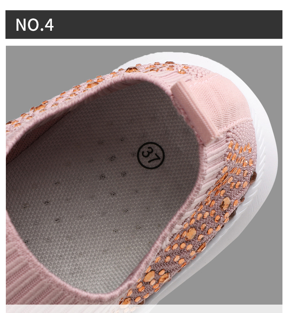 Trampki damskie do biegania w rozmiarach 35-43 - lekkie buty sportowe Slip On z siatkowym materiałem - Wianko - 12