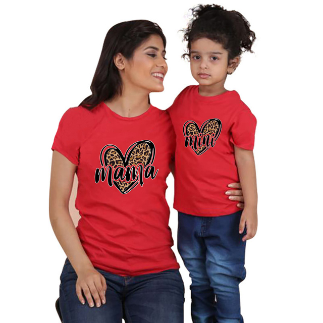 MAMA MINI T-shirt z nadrukiem dla matki i córki - moda rodzina, dziewczynki chłopcy - Wianko - 5