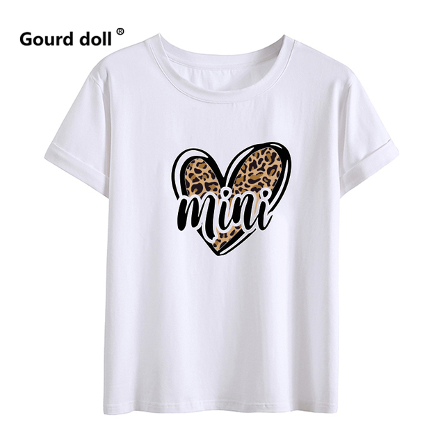MAMA MINI T-shirt z nadrukiem dla matki i córki - moda rodzina, dziewczynki chłopcy - Wianko - 9