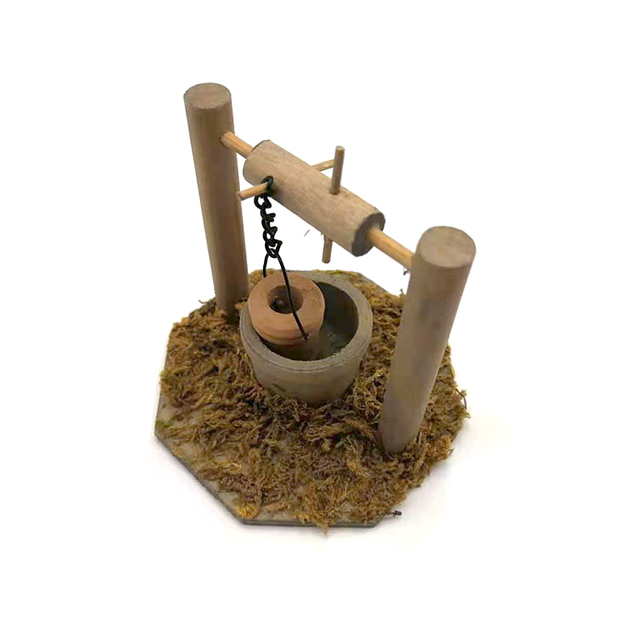 Domek dla lalek miniaturowy na kółkach, model sceny OG011A/B - Wianko - 11