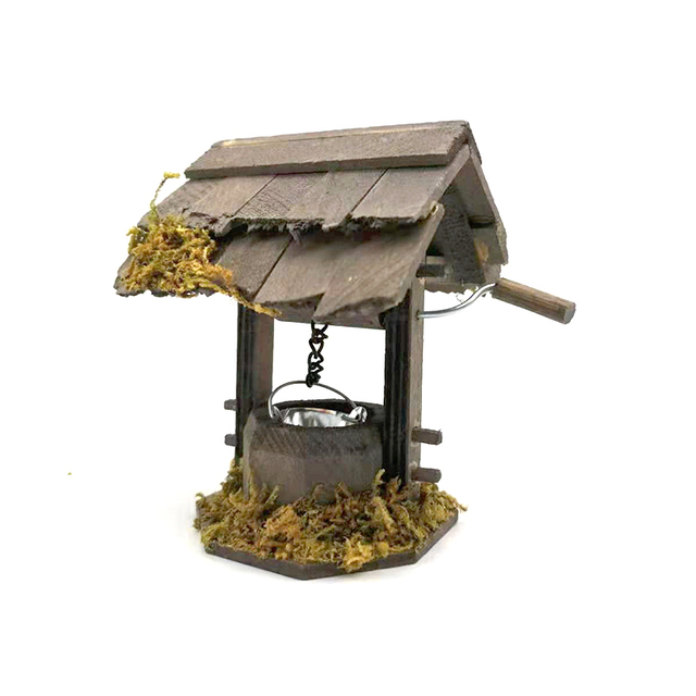 Domek dla lalek miniaturowy na kółkach, model sceny OG011A/B - Wianko - 6