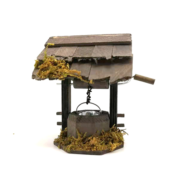 Domek dla lalek miniaturowy na kółkach, model sceny OG011A/B - Wianko - 2