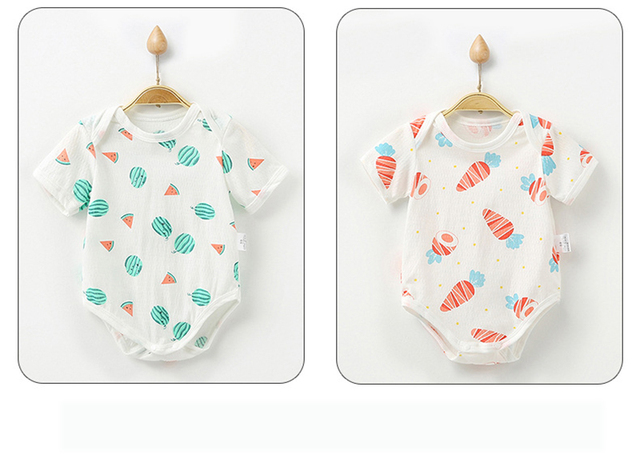 Body niemowlęce letnie dla noworodka - urocze, miękkie kombinezony z bawełny - Wianko - 8