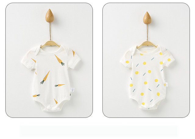 Body niemowlęce letnie dla noworodka - urocze, miękkie kombinezony z bawełny - Wianko - 10