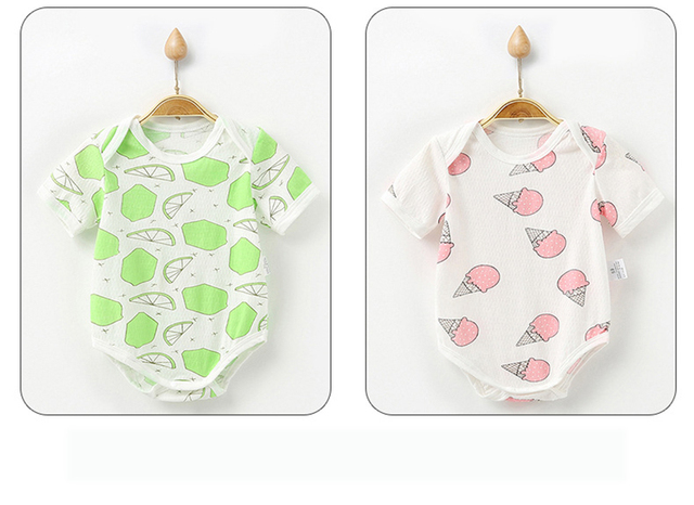 Body niemowlęce letnie dla noworodka - urocze, miękkie kombinezony z bawełny - Wianko - 6