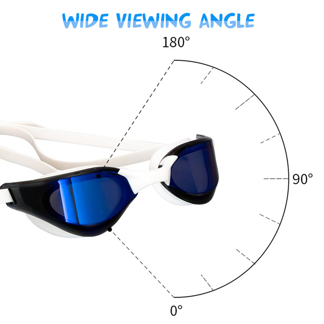 Okulary pływackie silikonowe, wodoodporne, przeciwmgielne dla dorosłych - Wianko - 3