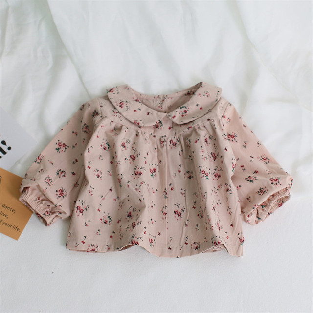 Słodka, bawełniana koszula dla dziewczynek z długim rękawem – idealna na wiosnę i jesień - Wianko - 4