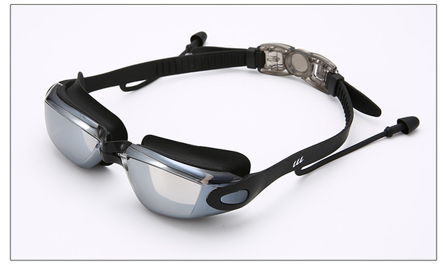 Okulary pływackie wodoodporne Anti-fog z zatyczkami do uszu dla mężczyzn i kobiet - Wianko - 10