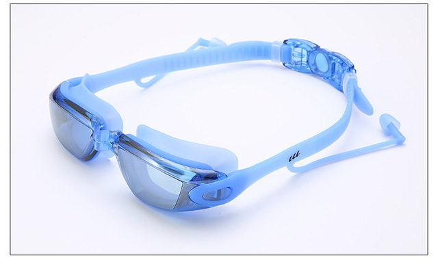 Okulary pływackie wodoodporne Anti-fog z zatyczkami do uszu dla mężczyzn i kobiet - Wianko - 14