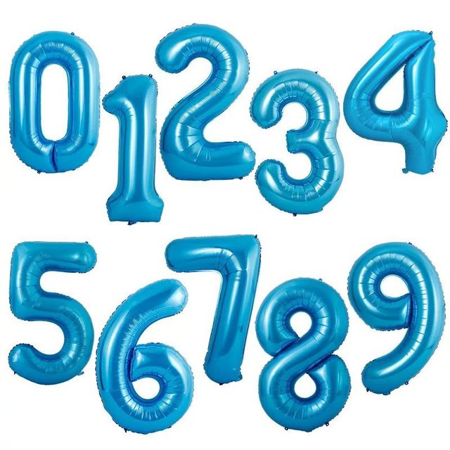 Duże białe balony cyfry 1-9, foliowy balon dekoracyjny na urodziny i Baby Shower (40 cali) - Wianko - 9