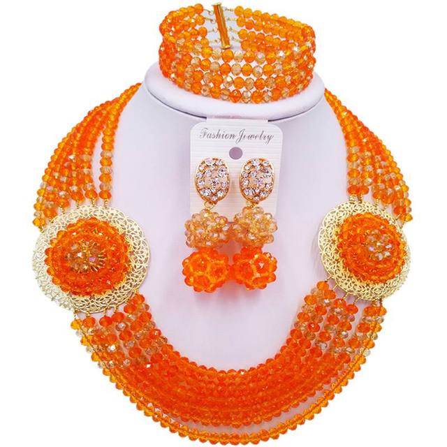 Biżuteria z białymi szampańskimi złotymi koralikami AB z kryształami - prezent na rocznicę - Wianko - 107
