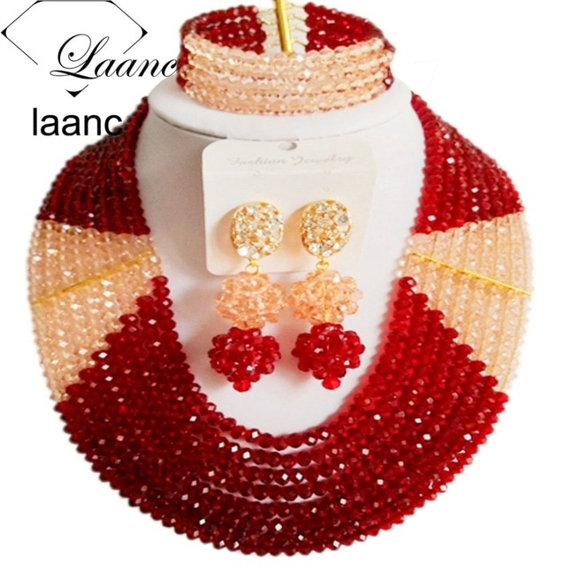 Biżuteria z białymi szampańskimi złotymi koralikami AB z kryształami - prezent na rocznicę - Wianko - 43