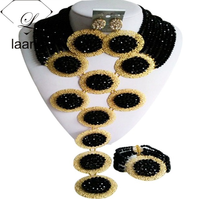 Biżuteria z białymi szampańskimi złotymi koralikami AB z kryształami - prezent na rocznicę - Wianko - 37