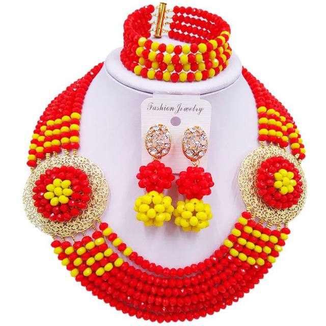 Biżuteria z białymi szampańskimi złotymi koralikami AB z kryształami - prezent na rocznicę - Wianko - 105