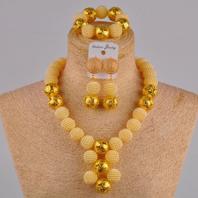 Biżuteria z białymi szampańskimi złotymi koralikami AB z kryształami - prezent na rocznicę - Wianko - 2