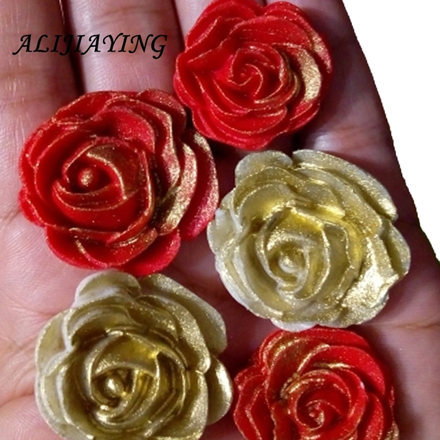 Silikonowe formy do dekorowania ciast 3D Sugarcraft Rose Flower - Wianko - 3