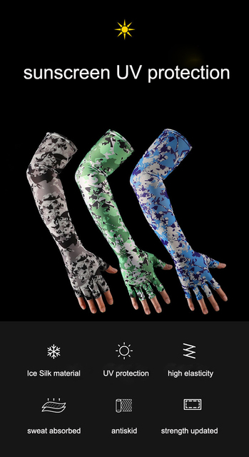 Rękawice kompresyjne do biegania i sportów zimowych - ochrona UV, ciepłe, elastyczne - Wianko - 3