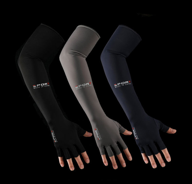 Rękawice kompresyjne do biegania i sportów zimowych - ochrona UV, ciepłe, elastyczne - Wianko - 4