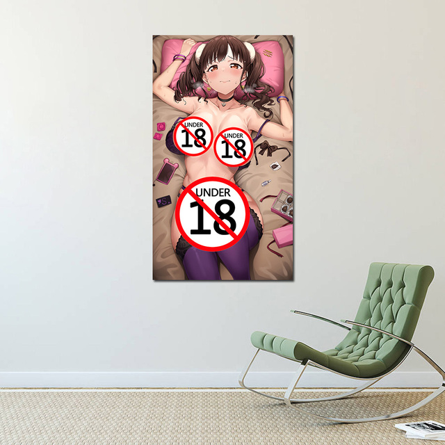 Plakat Anime Hot Beauty na płótnie do dekoracji sypialni - obraz bez ramki - Wianko - 2