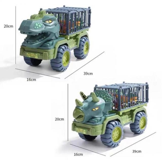 Model dinozaura ciężarówka - pojazd inżynieryjny dla dzieci - Wianko - 12